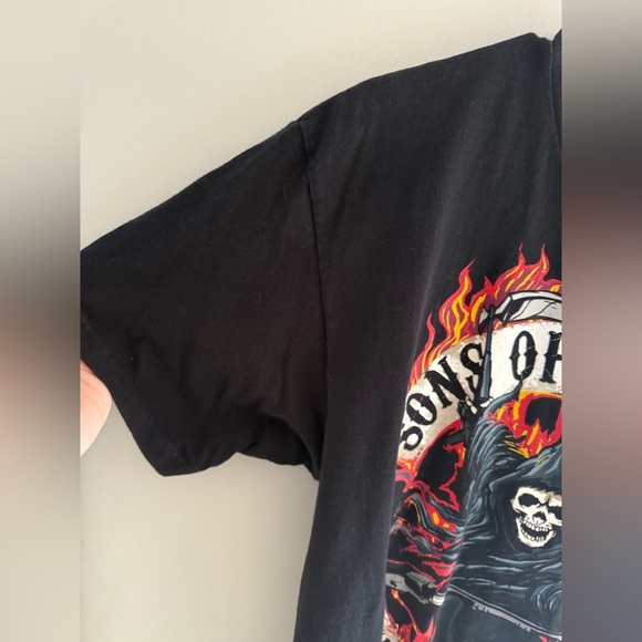 Sons Of Anarchy Men’s T Shirt Size XL Black Graphic Print Short Sleeve Cotton - Picture 3 of 6